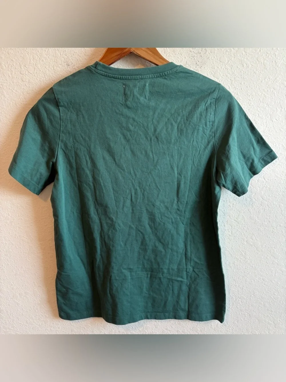 WOOD WOOD MIA CREST T-SHIRT SEA GREEN SIZE SMALL NEW